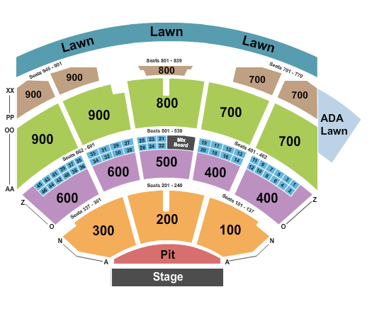 Riverbend Music Center Outlaw Music Festival Seating Chart
